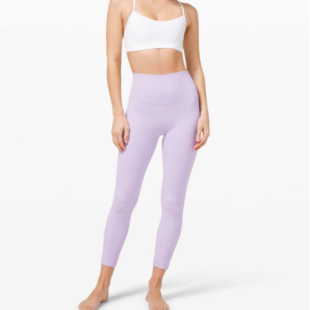 Lululemon align 25” Lavender Dew barely worn!